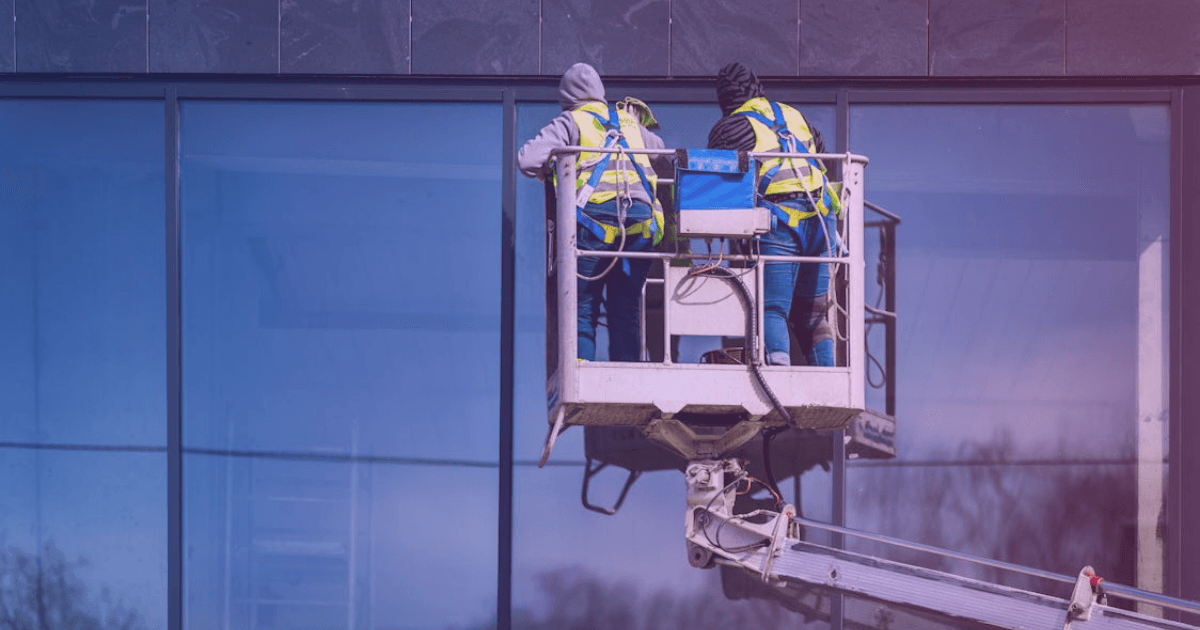 Glazier fitting and securing glass panels