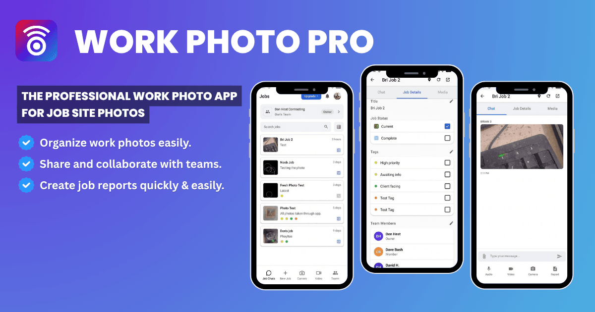 Getting Started with Work Photo Pro