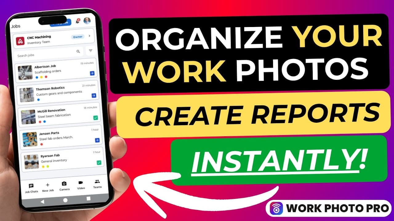 Organize Your Work Photos with Work Photo Pro