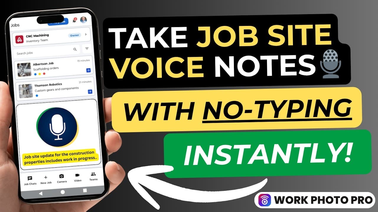 How to Transcribe Job Site Voice Notes Instantly