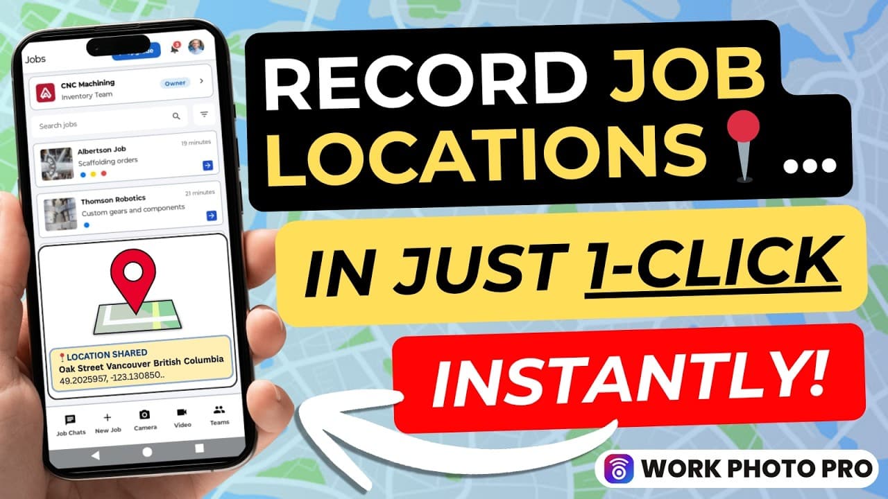 Record Job Site Geo Location with Easy App for Contractors