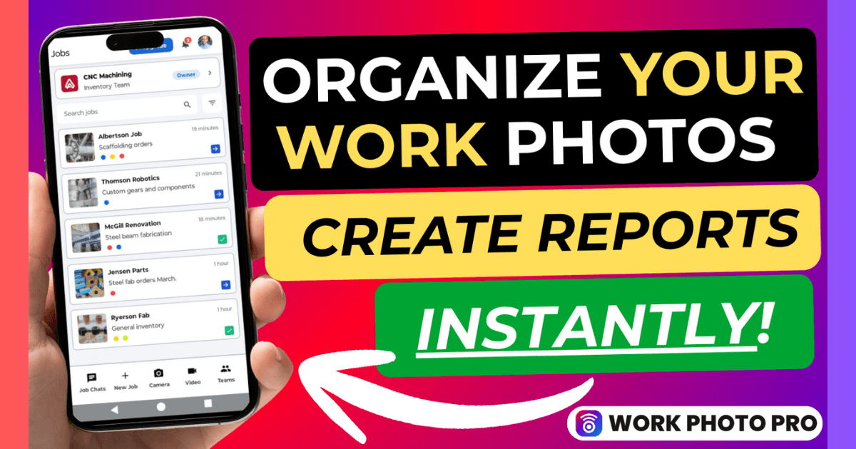 Organize Your Work Photos with Work Photo Pro